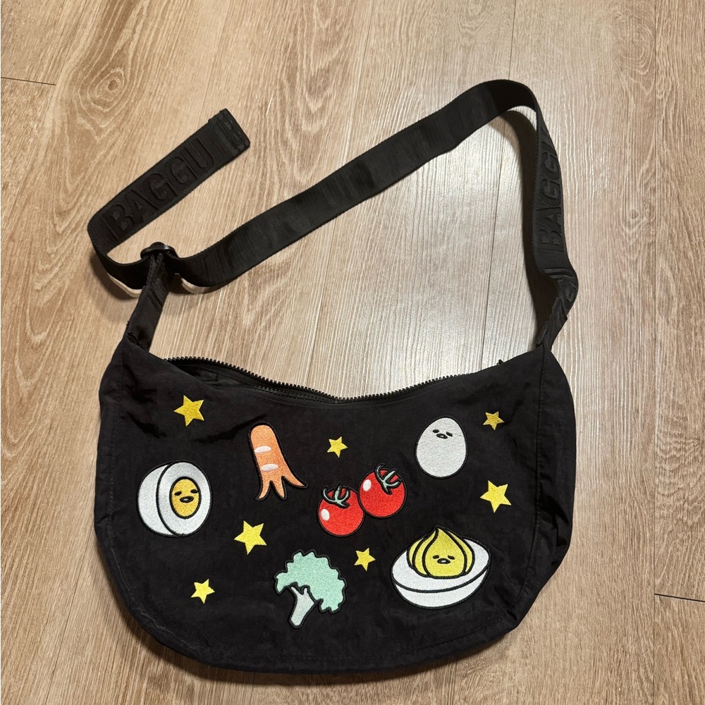 *Discontinued* Baggu Gudetama Medium Crescent Bag